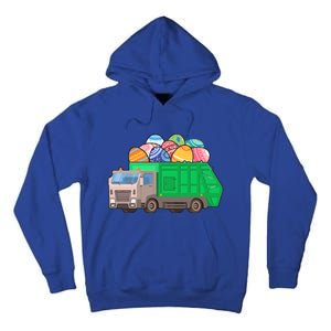 Garbage Truck Carrying Easter Egg Happy Easter Garbage Truck Gift Tall Hoodie