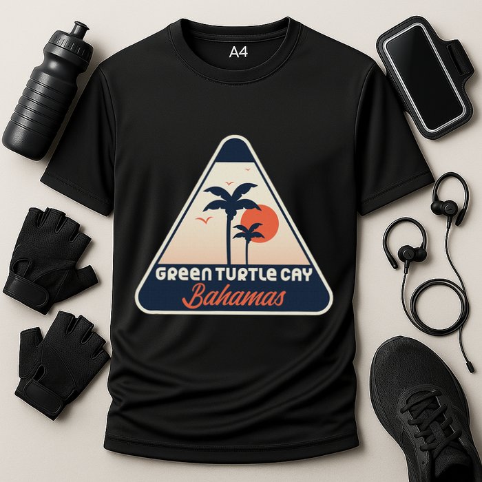 Green Turtle Cay Bahamas Cooling Performance Crew T-Shirt