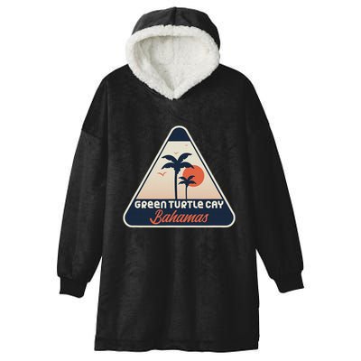 Green Turtle Cay Bahamas Hooded Wearable Blanket