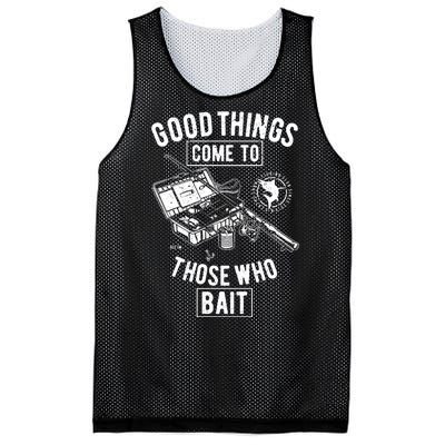 Good Things Come To Those Who Bait Mesh Reversible Basketball Jersey Tank