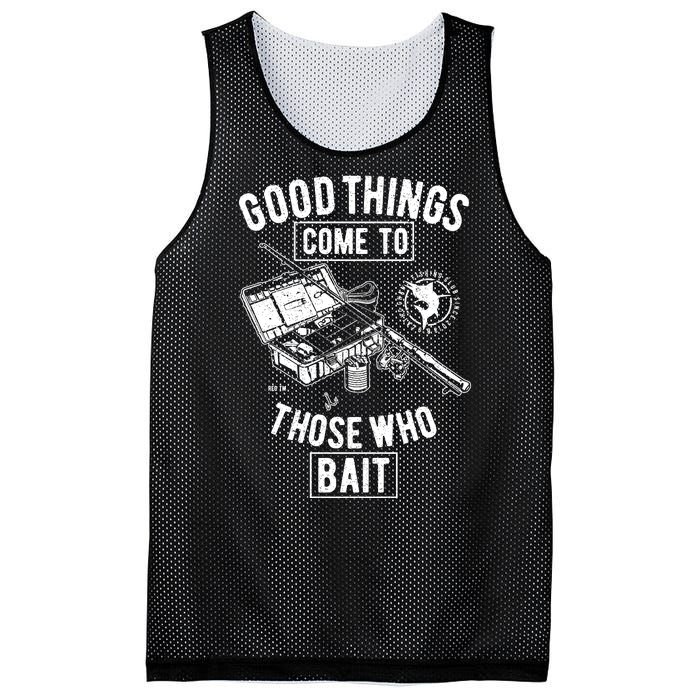 Good Things Come To Those Who Bait Mesh Reversible Basketball Jersey Tank