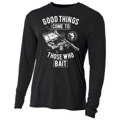 Good Things Come To Those Who Bait Cooling Performance Long Sleeve Crew