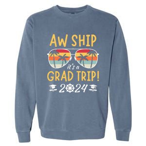 Graduation Trip Cruise 2024 Ship Senior Matching Cruise Garment-Dyed Sweatshirt