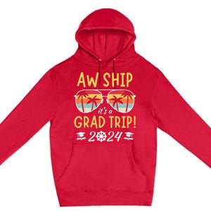 Graduation Trip Cruise 2024 Ship Senior Matching Cruise Premium Pullover Hoodie