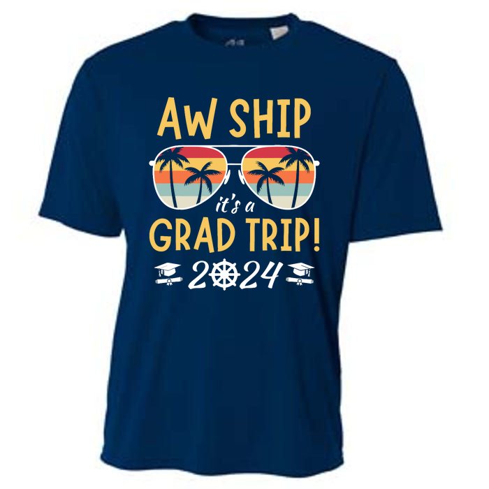 Graduation Trip Cruise 2024 Ship Senior Matching Cruise Cooling Performance Crew T-Shirt