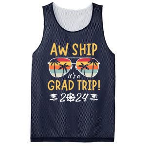 Graduation Trip Cruise 2024 Ship Senior Matching Cruise Mesh Reversible Basketball Jersey Tank