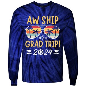 Graduation Trip Cruise 2024 Ship Senior Matching Cruise Tie-Dye Long Sleeve Shirt