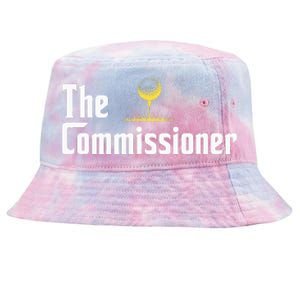 Golfer The Commissioner Golf League Tie-Dyed Bucket Hat