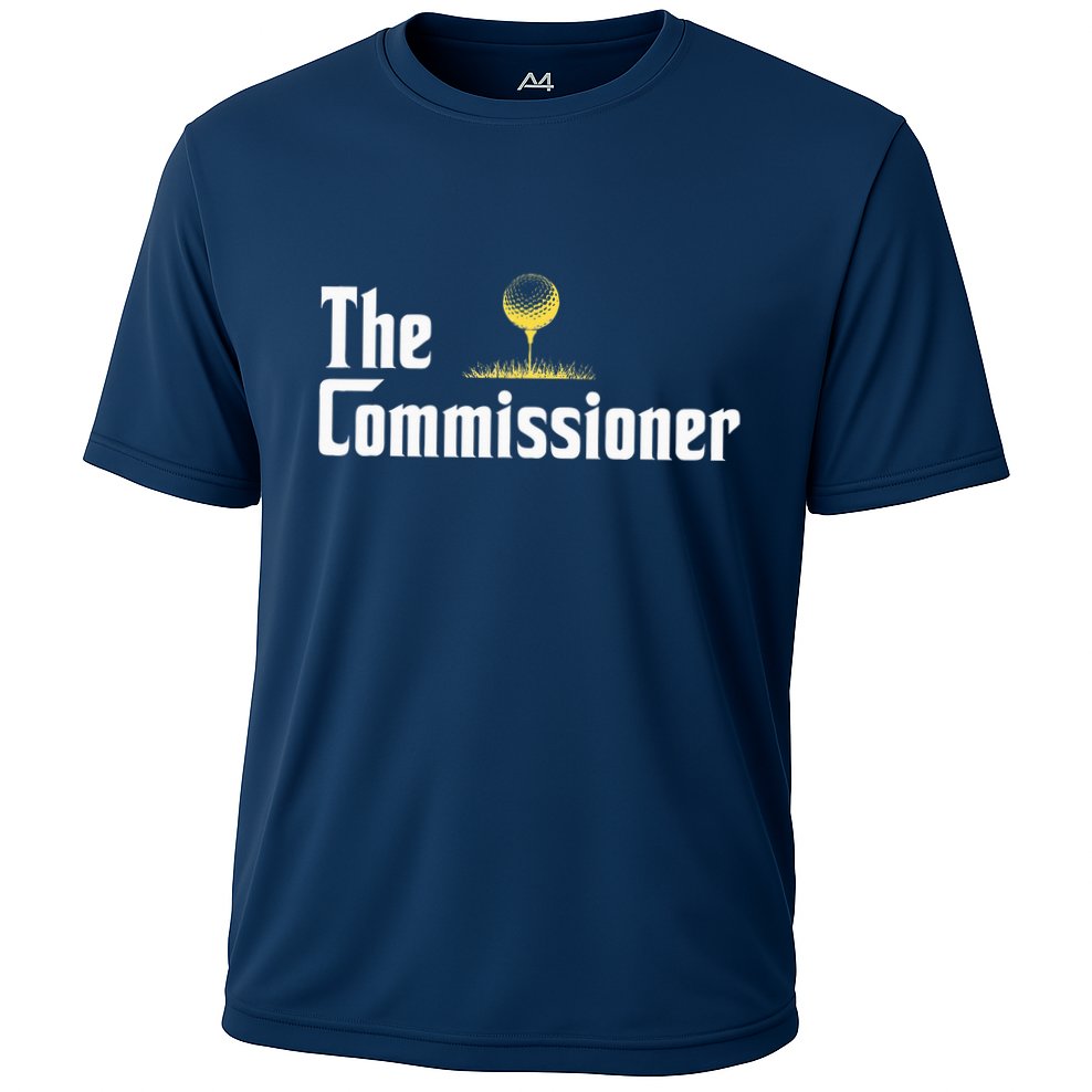 Golfer The Commissioner Golf League Cooling Performance Crew T-Shirt