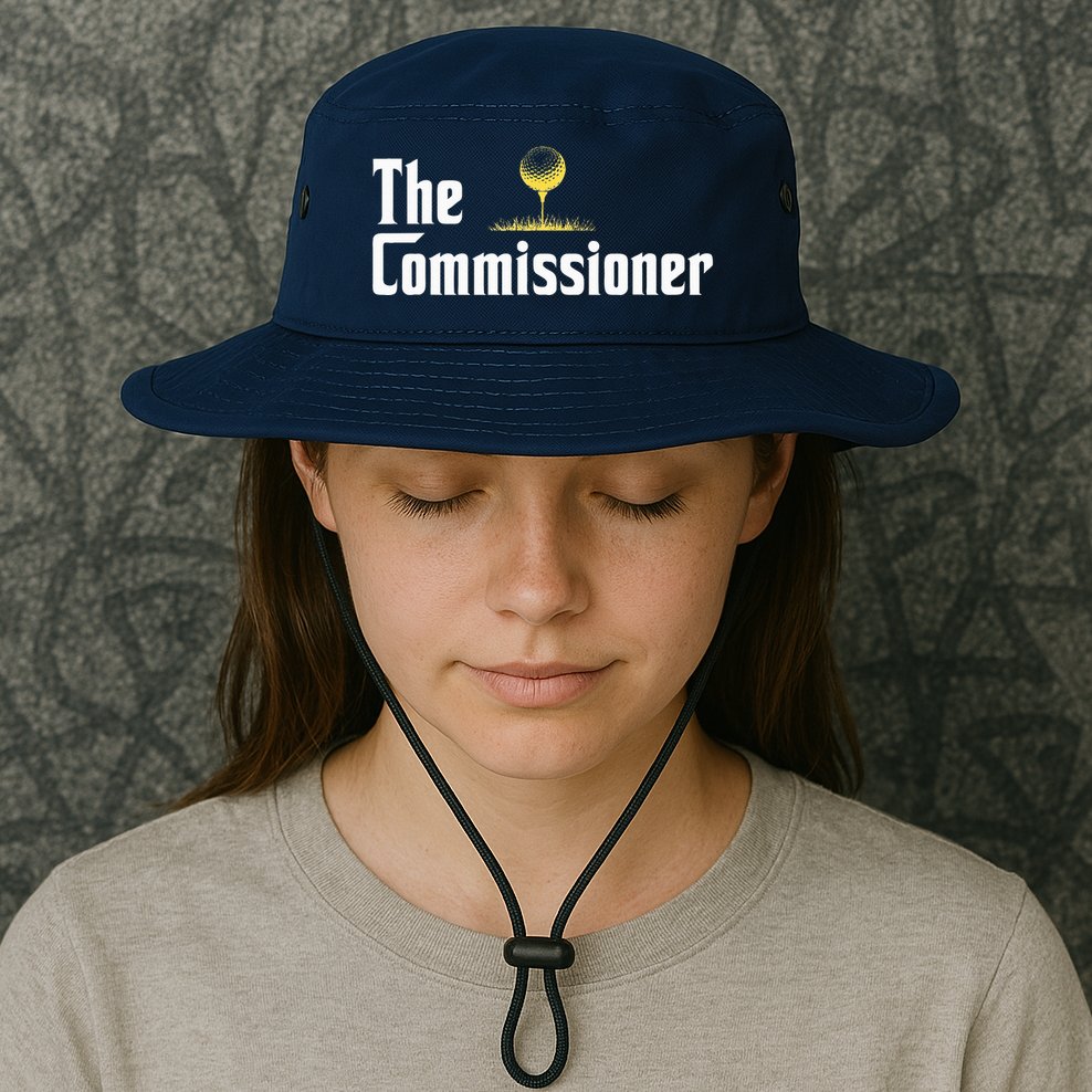Golfer The Commissioner Golf League Bucket Hat
