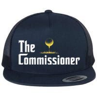 Golfer The Commissioner Golf League Flat Bill Trucker Hat