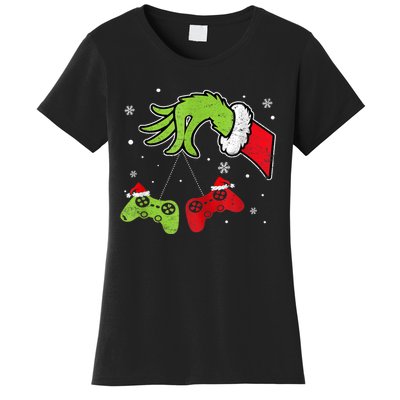 Gaming Teen Christmas Matching Pajamas Funny Gamer Women's T-Shirt