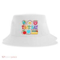Groovy Testing Day Motivational Quotes Students Teachers Sustainable Bucket Hat
