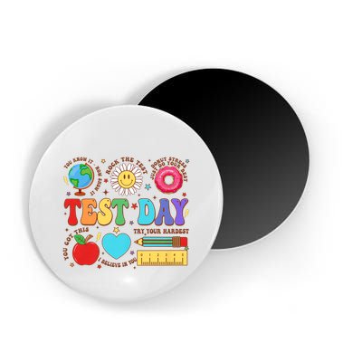 Groovy Testing Day Motivational Quotes Students Teachers Magnet