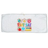 Groovy Testing Day Motivational Quotes Students Teachers Large Microfiber Waffle Golf Towel