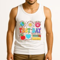 Groovy Testing Day Motivational Quotes Students Teachers Tank Top