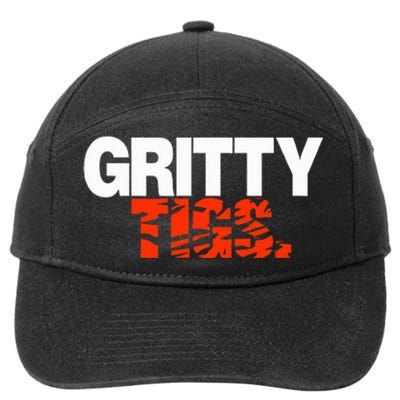 Gritty Tigs Detroit Baseball 7-Panel Snapback Hat