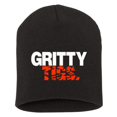 Gritty Tigs Detroit Baseball Short Acrylic Beanie