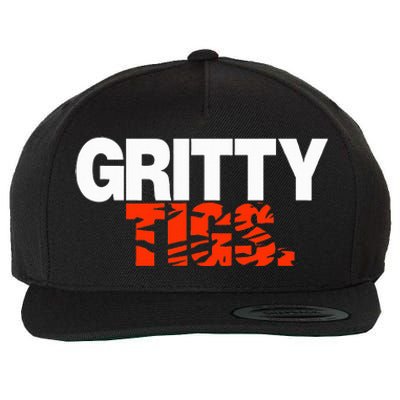 Gritty Tigs Detroit Baseball Wool Snapback Cap