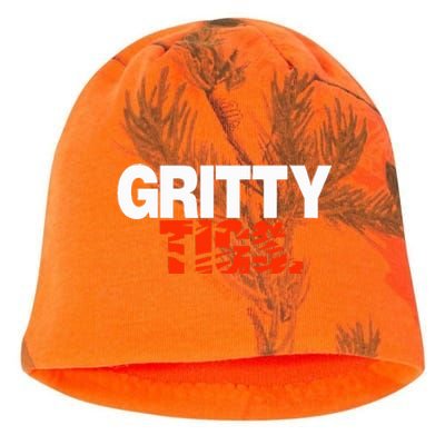 Gritty Tigs Detroit Baseball Kati - Camo Knit Beanie