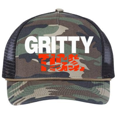 Gritty Tigs Detroit Baseball Retro Rope Trucker Hat Cap