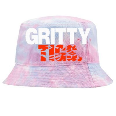 Gritty Tigs Detroit Baseball Tie-Dyed Bucket Hat