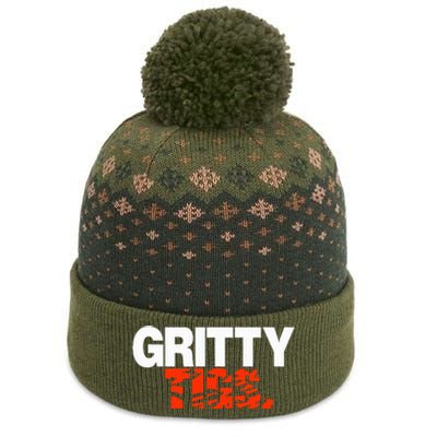 Gritty Tigs Detroit Baseball The Baniff Cuffed Pom Beanie