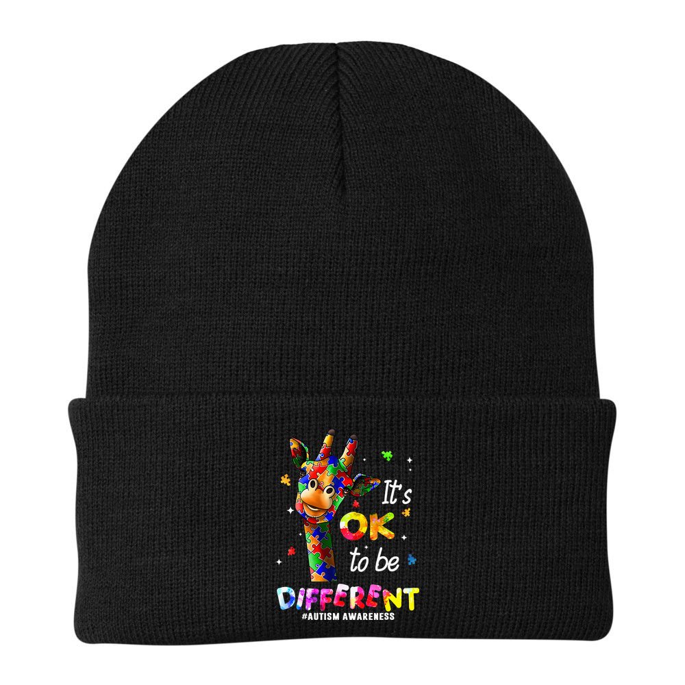 Giraffe Tie Dye Autism Awareness Autism Beanie