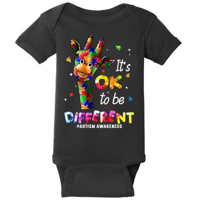 Giraffe Tie Dye Autism Awareness Autism Baby Bodysuit