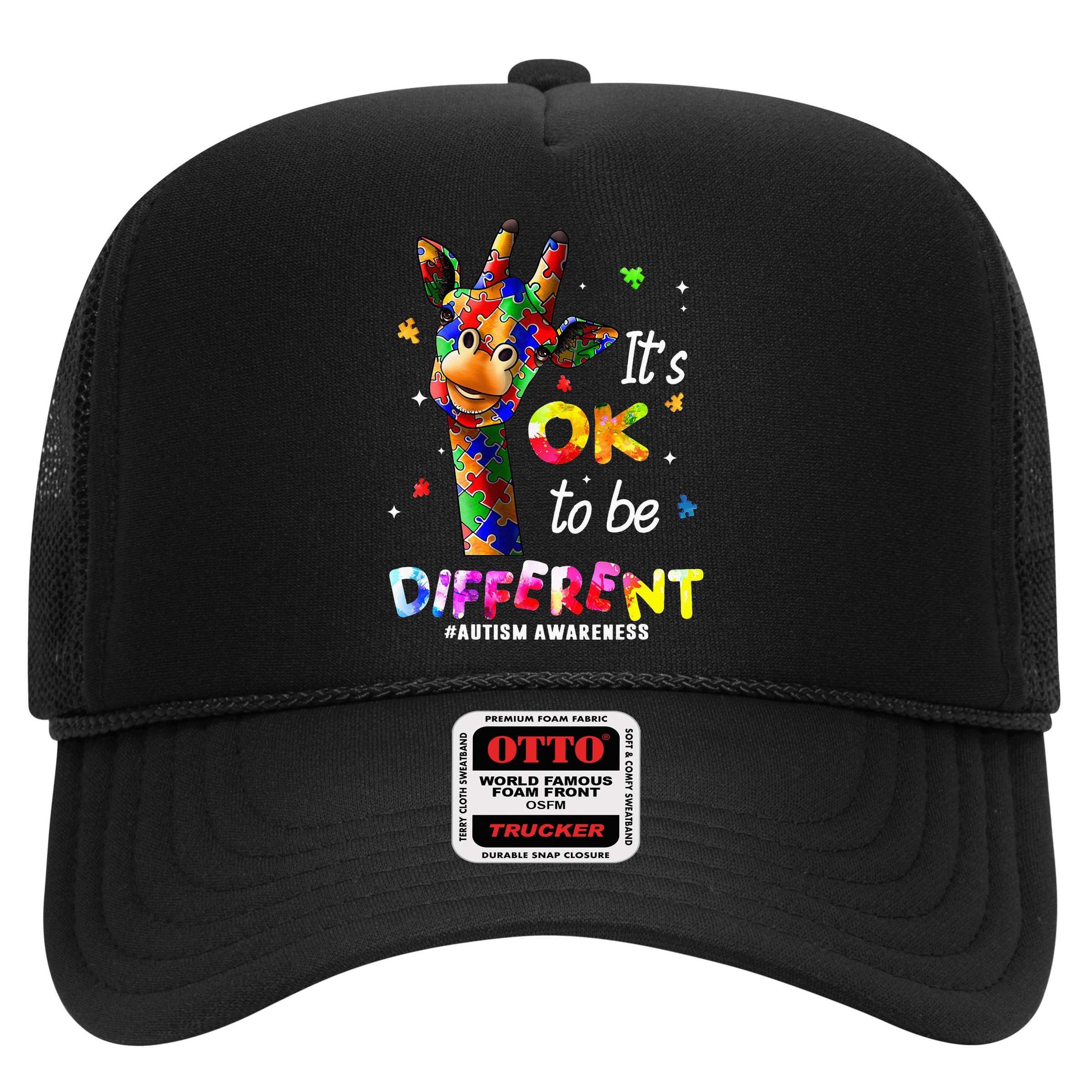 Giraffe Tie Dye Autism Awareness Autism Hat
