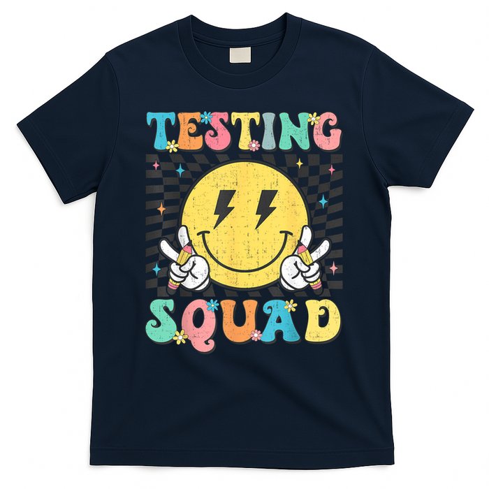 Groovy Test Day Testing Squad Motivation Teacher Student T-Shirt