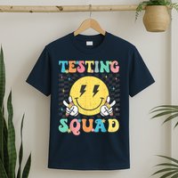 Groovy Test Day Testing Squad Motivation Teacher Student T-Shirt