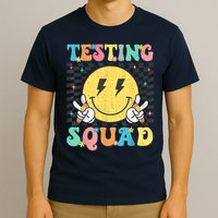 Groovy Test Day Testing Squad Motivation Teacher Student T-Shirt
