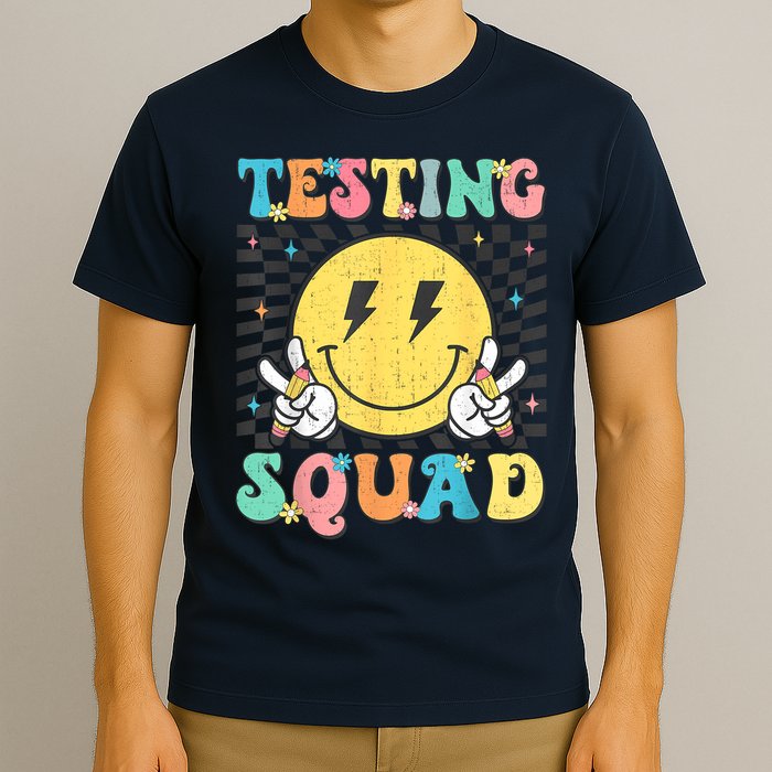 Groovy Test Day Testing Squad Motivation Teacher Student T-Shirt