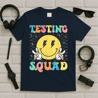 Groovy Test Day Testing Squad Motivation Teacher Student T-Shirt