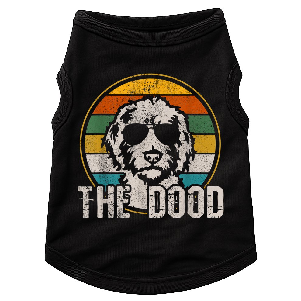 Goldendoodle The Dood Vintage Retro Dog Doggie Tank