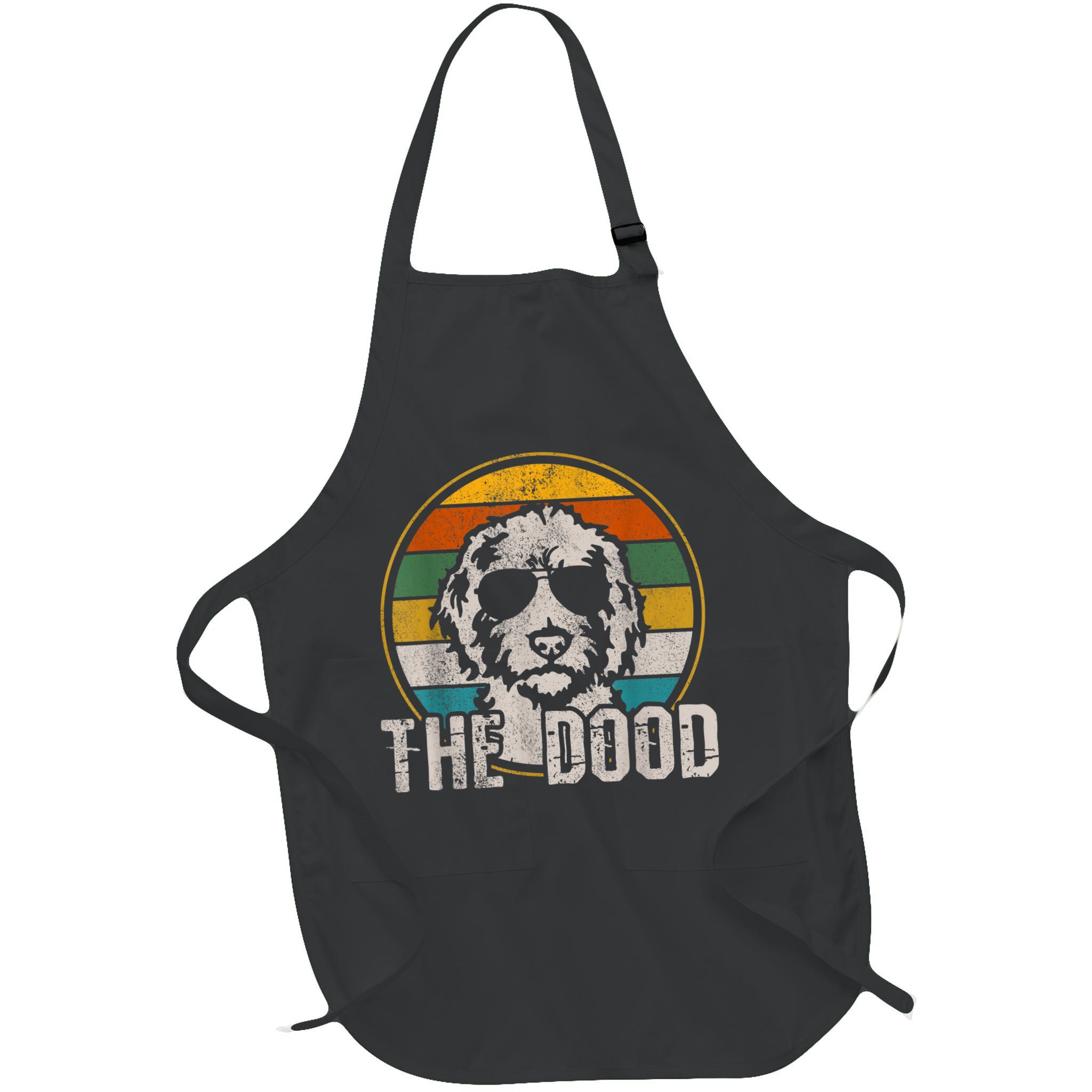Goldendoodle The Dood Vintage Retro Dog Apron