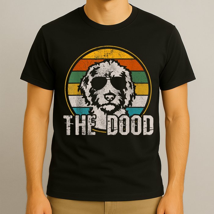 Goldendoodle The Dood Vintage Retro Dog T-Shirt