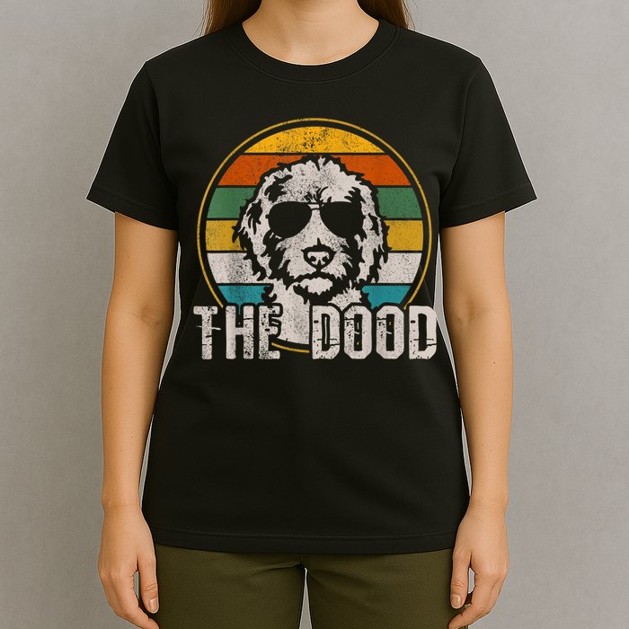 Goldendoodle The Dood Vintage Retro Dog T-Shirt