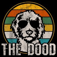 Goldendoodle The Dood Vintage Retro Dog T-Shirt