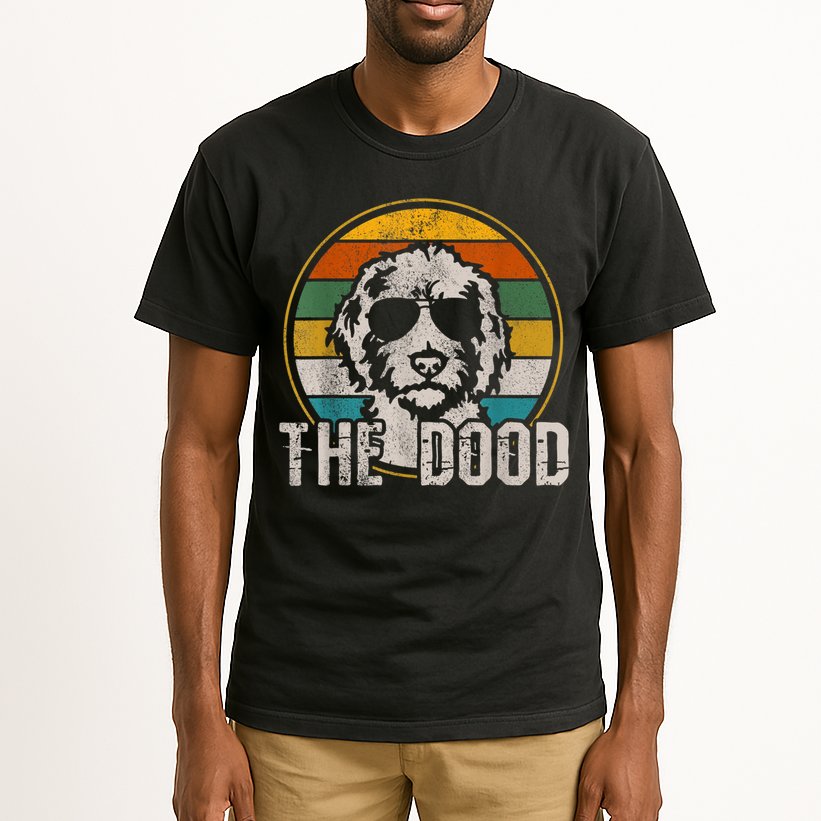 Goldendoodle The Dood Vintage Retro Dog Tall T-Shirt
