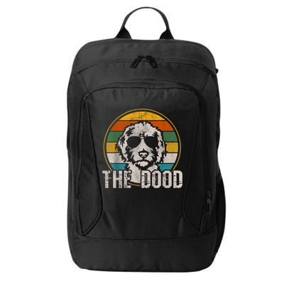 Goldendoodle The Dood Vintage Retro Dog City Backpack