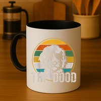 Goldendoodle The Dood Vintage Retro Dog Mug