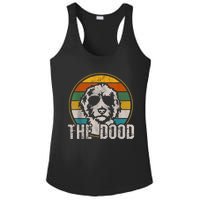 Goldendoodle The Dood Vintage Retro Dog Ladies PosiCharge Competitor Racerback Tank