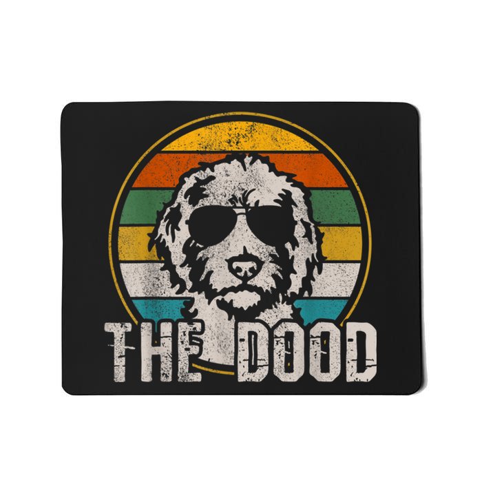 Goldendoodle The Dood Vintage Retro Dog Mousepad