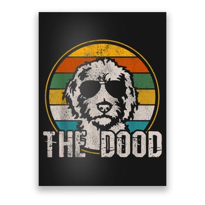 Goldendoodle The Dood Vintage Retro Dog Poster