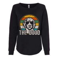 Goldendoodle The Dood Vintage Retro Dog Womens California Wash Sweatshirt