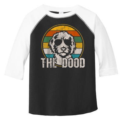 Goldendoodle The Dood Vintage Retro Dog Toddler Fine Jersey T-Shirt