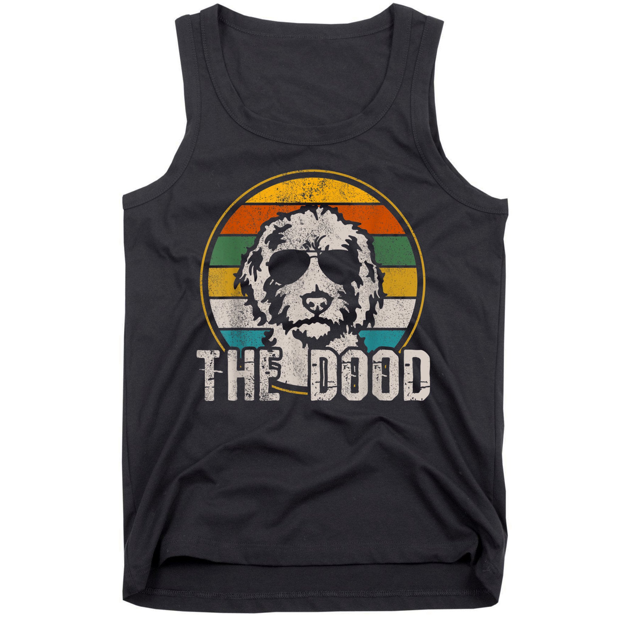 Goldendoodle The Dood Vintage Retro Dog Tank Top