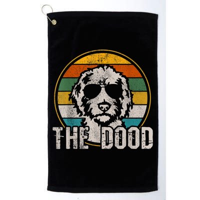 Goldendoodle The Dood Vintage Retro Dog Golf Towel